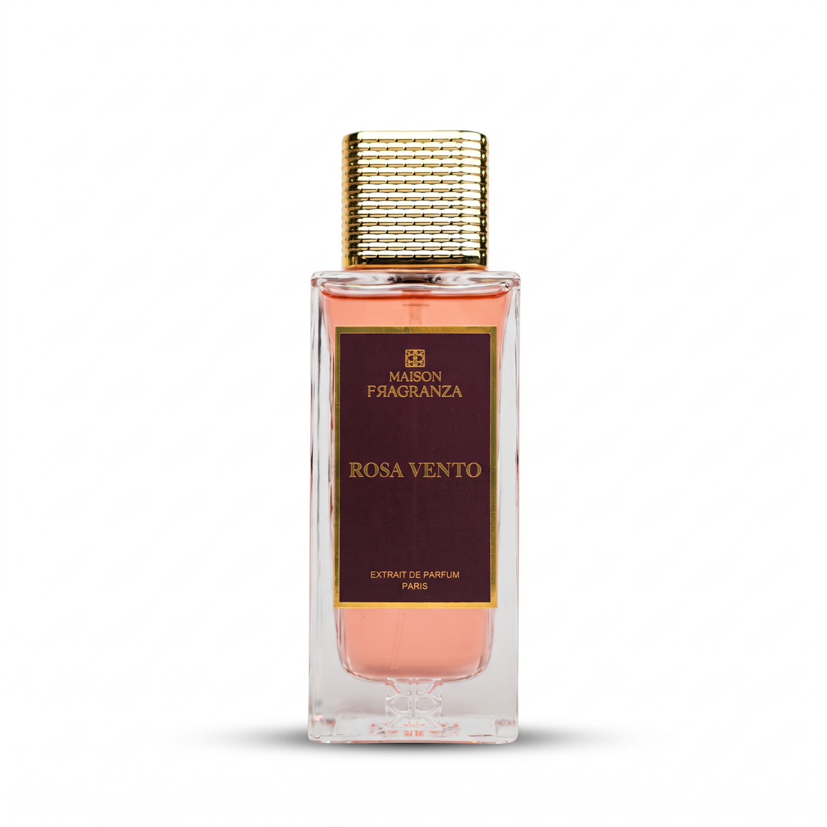 Rosa Vento Ramon Monegal Fragranza, flacon fond blanc